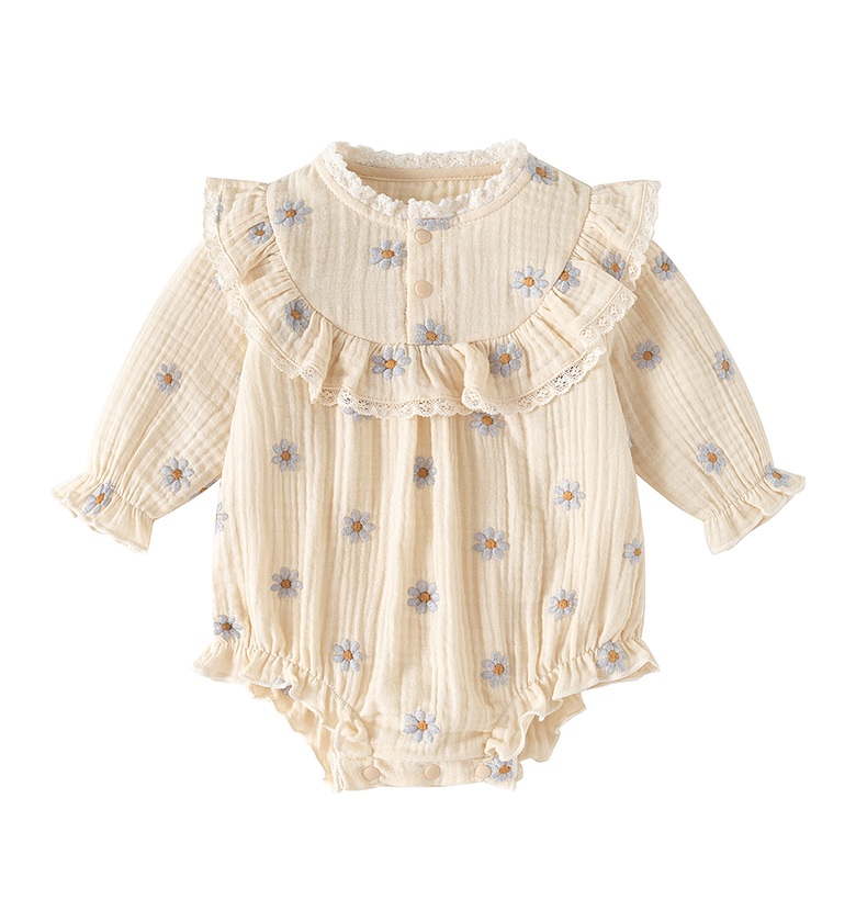 Daisy Whisper Muslin Romper image