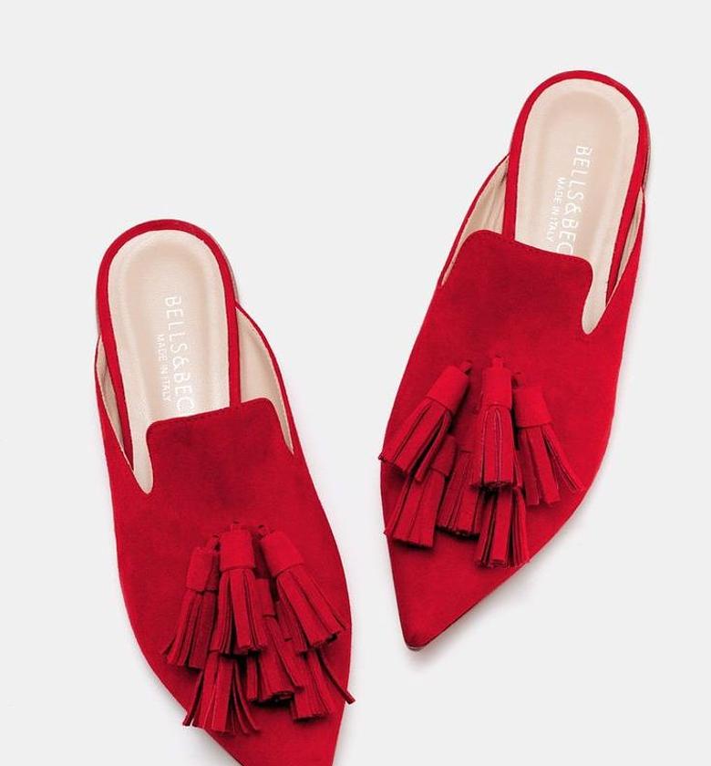 Sassy red mules image