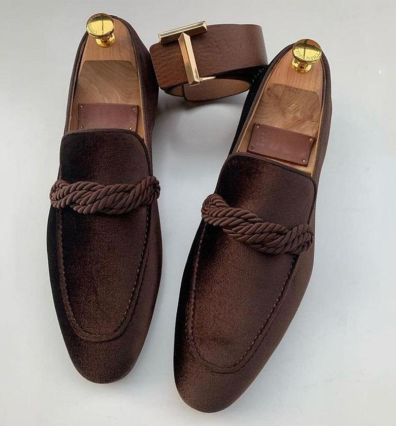 classy brown official shoes image