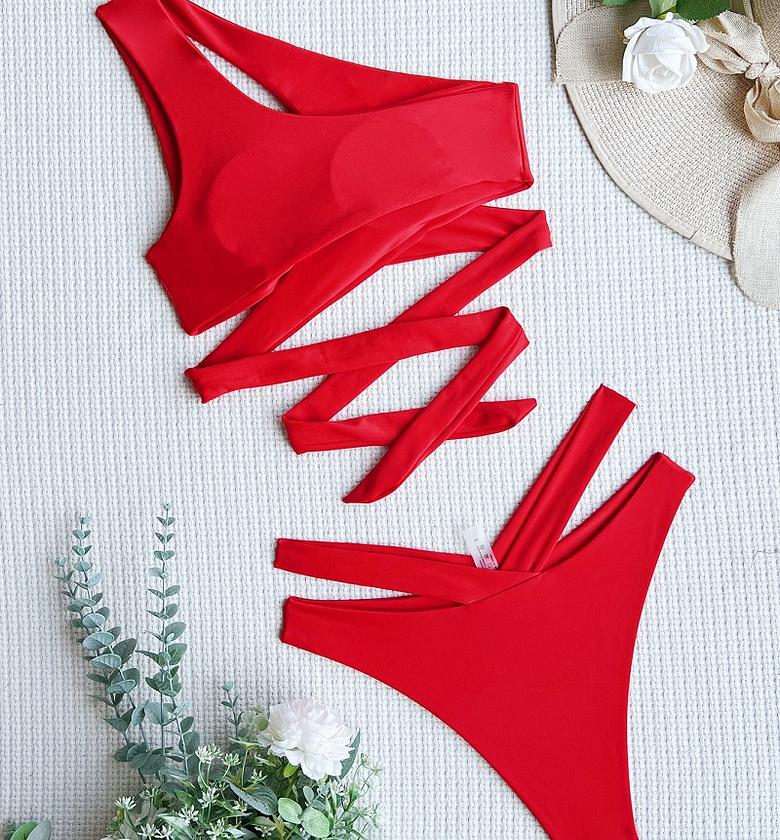 Swimsuit-2-Piece-Tummy-Control, Bikini Set  image